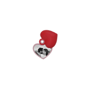 DIJE DE RELICARIO EN FORMA DE CORAZÓN